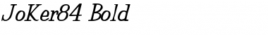 Download JoKer84 Bold Font Title Preview