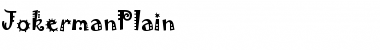Download JokermanPlain Roman Font Title Preview