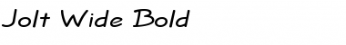 Download Jolt Wide Bold Font Title Preview