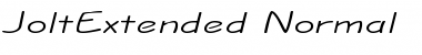 Download JoltExtended Normal Font Title Preview