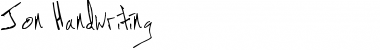 Download Jon Handwriting Regular Font Title Preview