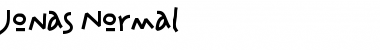 Download Jonas Regular Font Title Preview