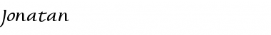Download Jonatan Regular Font Title Preview