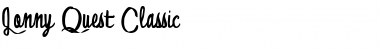 Download Jonny Quest Classic Regular Font Title Preview