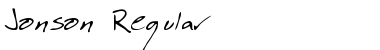 Download Jonson Regular Font Title Preview