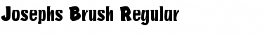 Download Josephs-Brush Regular Font Title Preview