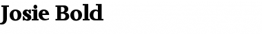 Download Josie Bold Font Title Preview