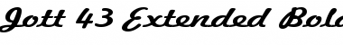 Download Jott 43 Extended Bold Font Title Preview