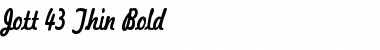 Download Jott 43 Thin Bold Font Title Preview