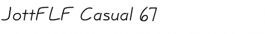 Download JottFLF-Casual.67 67 Font Title Preview