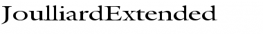 Download JoulliardExtended Regular Font Title Preview