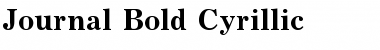Download Journal Bold Cyrillic Font Title Preview