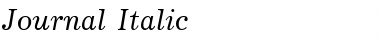 Download Journal Italic Font Title Preview