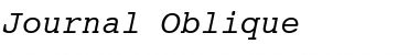 Download Journal Italic Font Title Preview