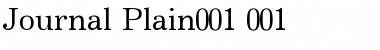 Download Journal Plain Font Title Preview