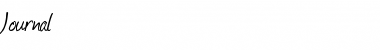 Download Journal Regular Font Title Preview