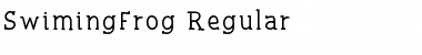 Download Swiming Frog Regular Font