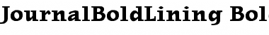 Download JournalBoldLining Bold Font Title Preview