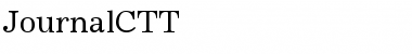 Download JournalCTT Regular Font Title Preview