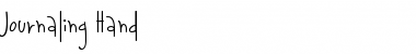 Download Journaling Hand Regular Font Title Preview