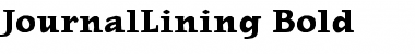 Download JournalLining Bold Font Title Preview