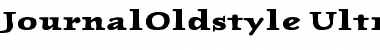 Download JournalOldstyle-UltraBold Ultra Bold Font Title Preview