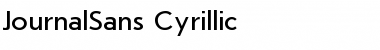 Download JournalSans Cyrillic Font Title Preview