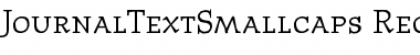 Download JournalTextSmallcaps Regular Font Title Preview