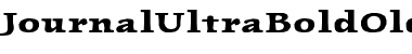 Download JournalUltraBoldOldstyle Bold Font Title Preview