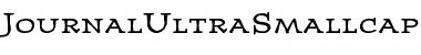 Download JournalUltraSmallcaps Medium Font Title Preview