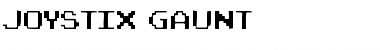 Download Joystix Gaunt Regular Font Title Preview