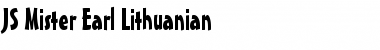 Download JS_Mister Earl Regular Font Title Preview