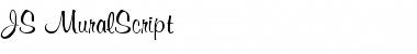 Download JS_MuralScript Script Font Title Preview