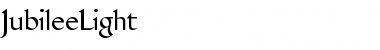 Download JubileeLight Roman Font Title Preview