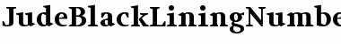 Download JudeBlackLiningNumbers Regular Font Title Preview