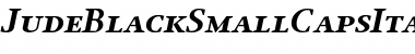 Download JudeBlackSmallCapsItalic Regular Font Title Preview