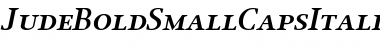 Download JudeBoldSmallCapsItalic Regular Font Title Preview