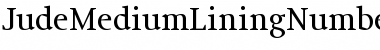 Download JudeMediumLiningNumbers Regular Font Title Preview
