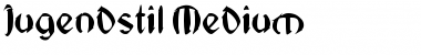 Download Jugendstil-Medium Regular Font Title Preview