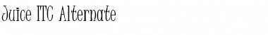 Download Juice ITC Alt Light Font Title Preview