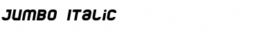 Download Jumbo Italic Font Title Preview