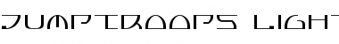 Download Jumptroops Light Light Font Title Preview