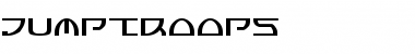 Download Jumptroops Regular Font Title Preview