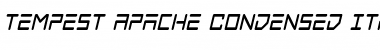 Download Tempest Apache Condensed Italic Condensed Italic Font Title Preview