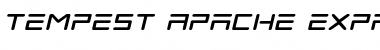 Download Tempest Apache Expanded Italic Expanded Italic Font Title Preview