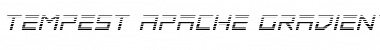Download Tempest Apache Gradient Italic Italic Font Title Preview