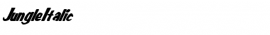 Download JungleItalic Regular Font Title Preview