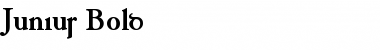 Download Junius Bold Font Title Preview