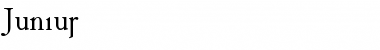 Download Junius Regular Font Title Preview