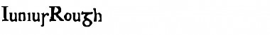 Download JuniusRough Regular Font Title Preview